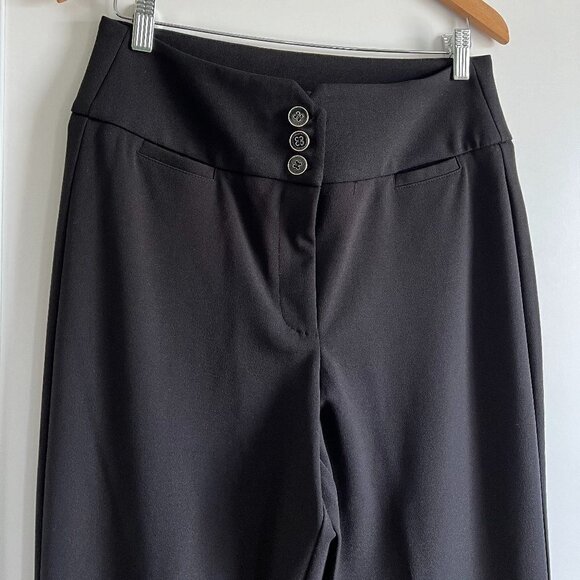 Karl Lagerfeld Paris | Black Wide Leg Dress Pants - Picture 6 of 6